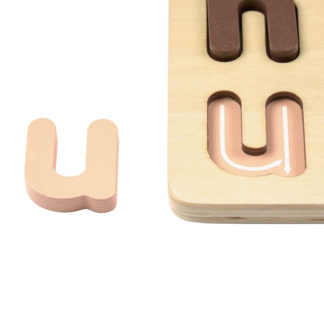 Excellerations® WoodWonders™ Alphabet Puzzles Natural - Set of 2_11