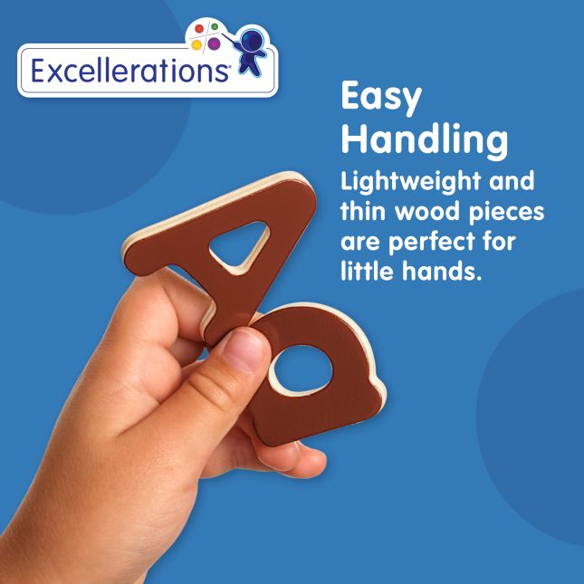 Excellerations® WoodWonders™ Alphabet Puzzles Natural - Set of 2_12
