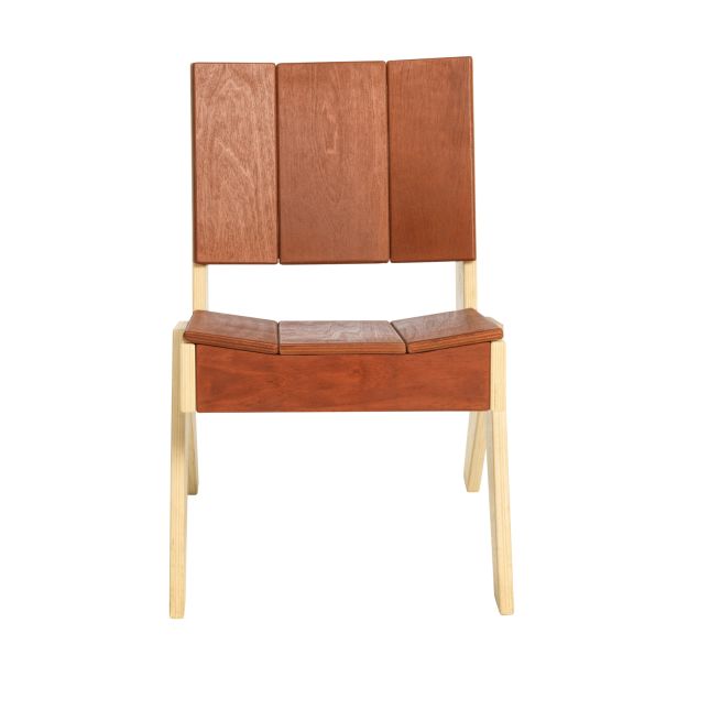 Excellerations® Natural Plywood Lounge Chair