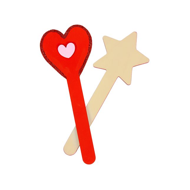 Colorations® Decorate Your Own Shaped Craft Sticks- Set of 20