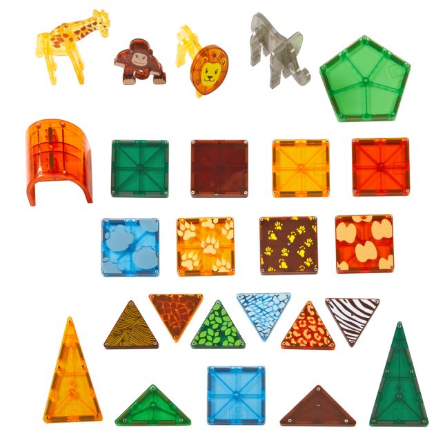 Magna-Tiles® Safari Animals - 25 Piece Set