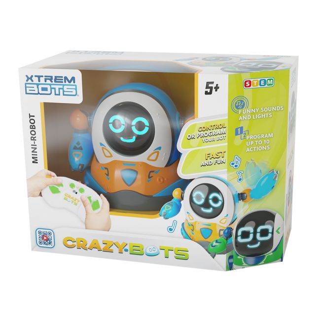 Crazy Bots - Roll 4"H