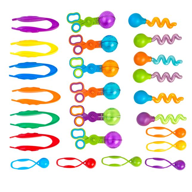 Helping Hands Fine Motor Tools Classroom Set - 24 pcs