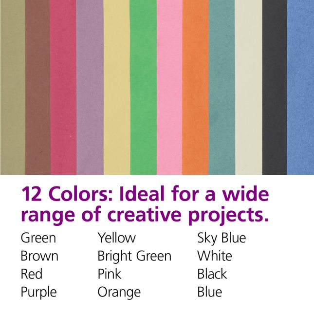 Colorations® 9" x 12" Lightweight Construction Paper with Organizer - 2200 Sheets