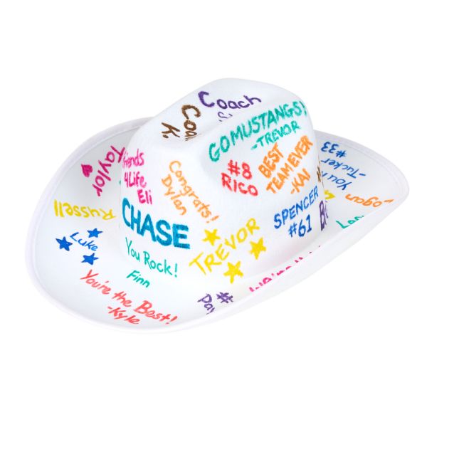 Colorations® Decorate Your Own Cowboy Hats - Set of 12