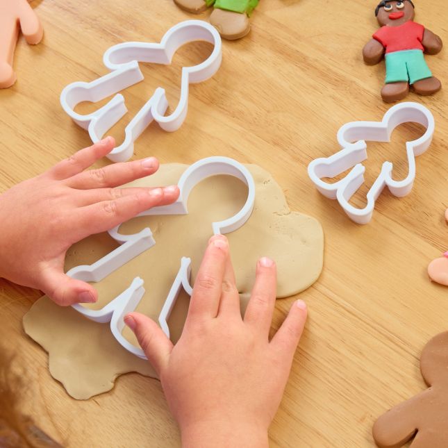 Colorations® Colors Like Me® Wheat and Gluten Free Dough and People Shape Dough Cutters