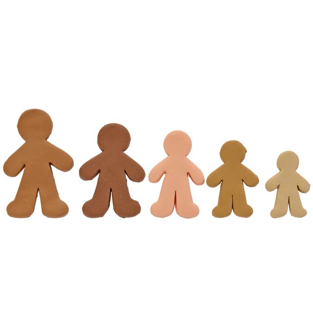 Colorations® Colors Like Me® Wheat and Gluten Free Dough and People Shape Dough Cutters