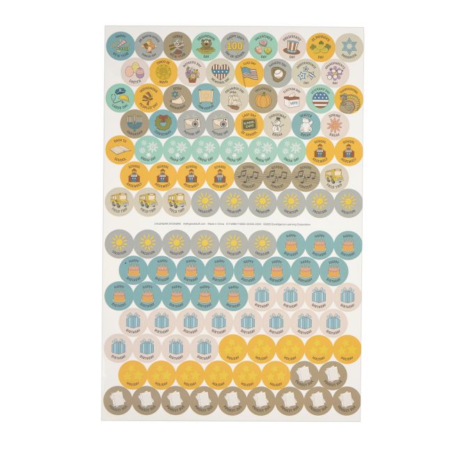 Really Good Stuff® Monthly Calendar Pages 2025-2026 - Boho