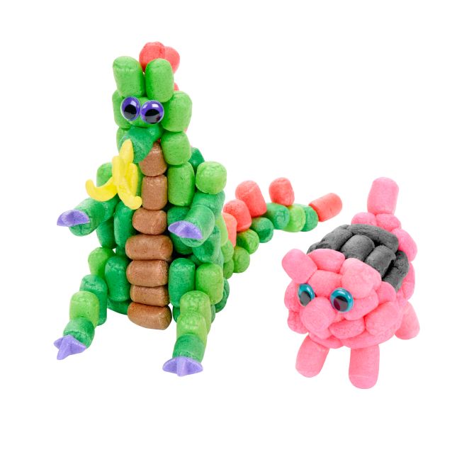 Colorations® 3D Building Puffs and Shapes - 3000 Pieces