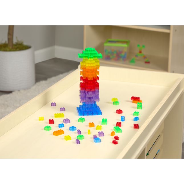 Excellerations® Translucent Standard Building Bricks - Set of 450