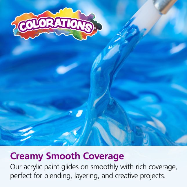 Colorations® Paraben-Free Acrylic Paint - 16 oz. Red