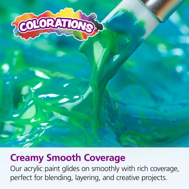 Colorations® Paraben-Free Tropical Acrylic Paint Set- 6 Colors