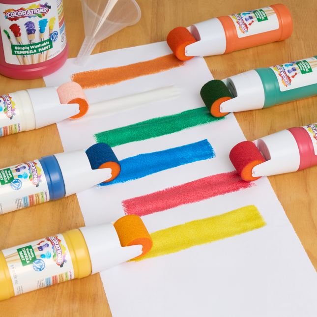Colorations® Simply Washable Tempera Paint Roller and Refill Set