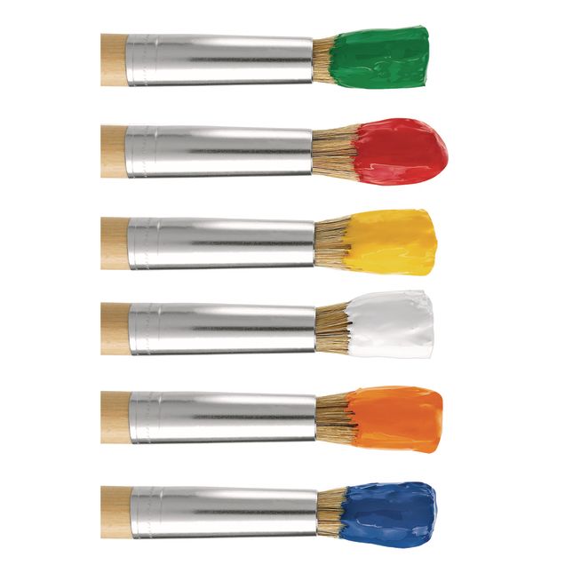 Colorations® Simply Washable Tempera Paint Gallon and Roll Set - 6 Colors