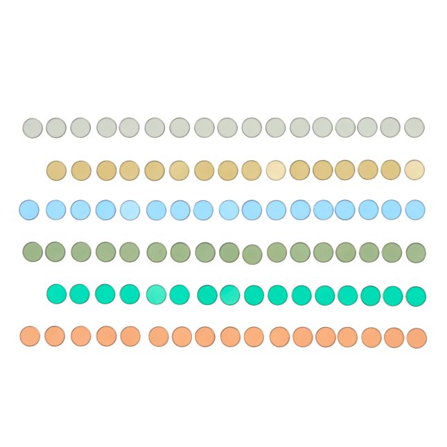 Excellerations® NatureForce™ Translucent Magnetic Chips - 100 Pieces