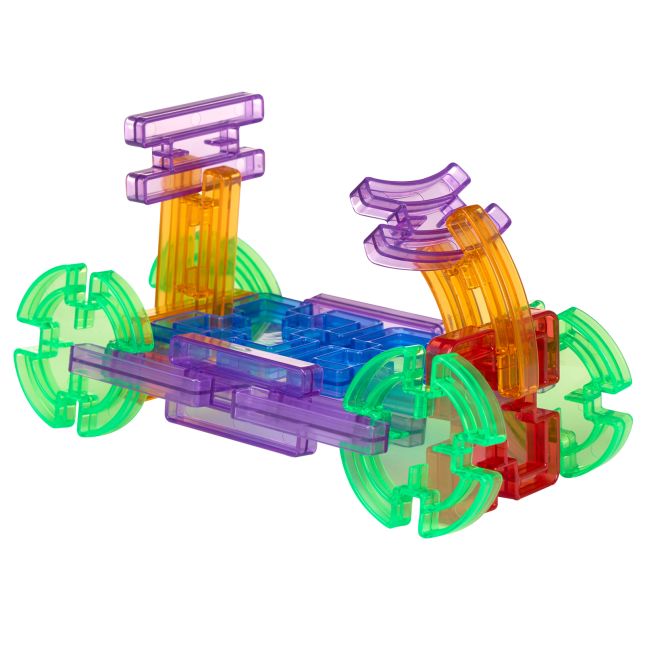 Excellerations® Translucent Jigsaw Connectors - 90 Pieces