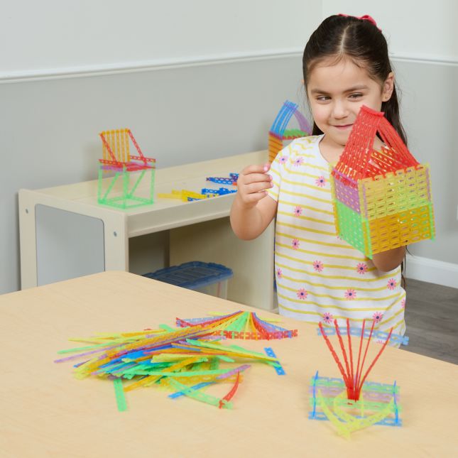 Excellerations® Translucent Bendable Construction Rods - 480 Pieces