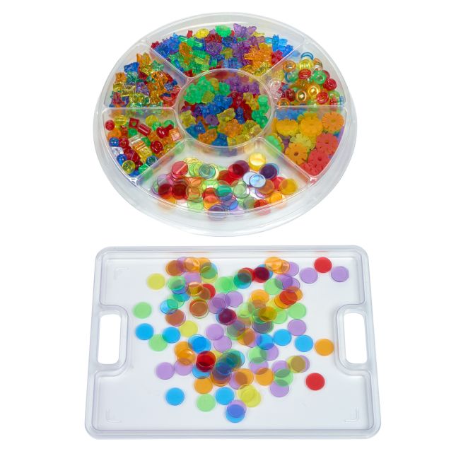 Excellerations® Translucent Sorting Center w/ 4 Clear Trays