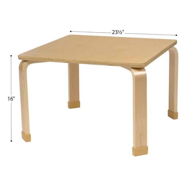 Environments® Milestones™ Bentwood Square Table