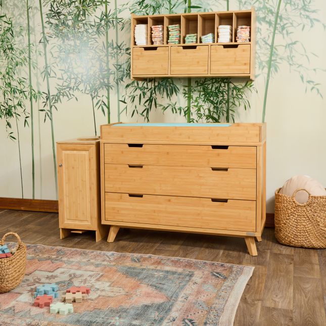 Environments® Milestones™ Bamboo Hanging Overhead Storage