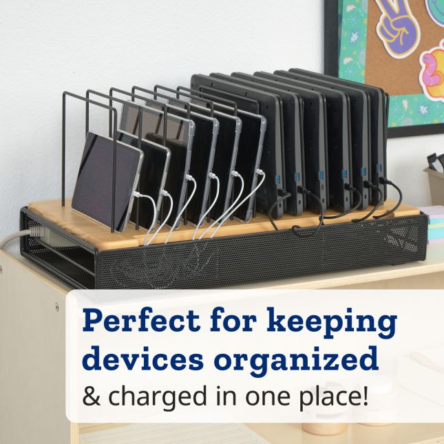 Really Good Stuff® Tablet Storage and Charging Station