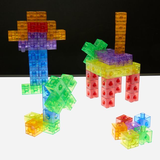 Excellerations® Translucent Linking Cubes - 200 Pieces