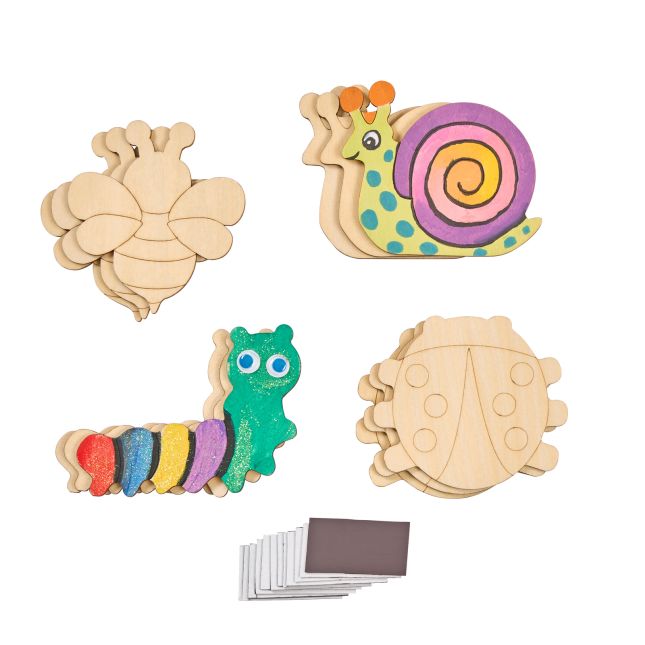 Colorations® Decorate Your Own Garden Friends Magnets