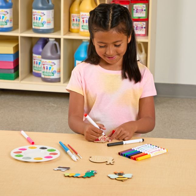 Colorations® Decorate Your Own Garden Friends Magnets