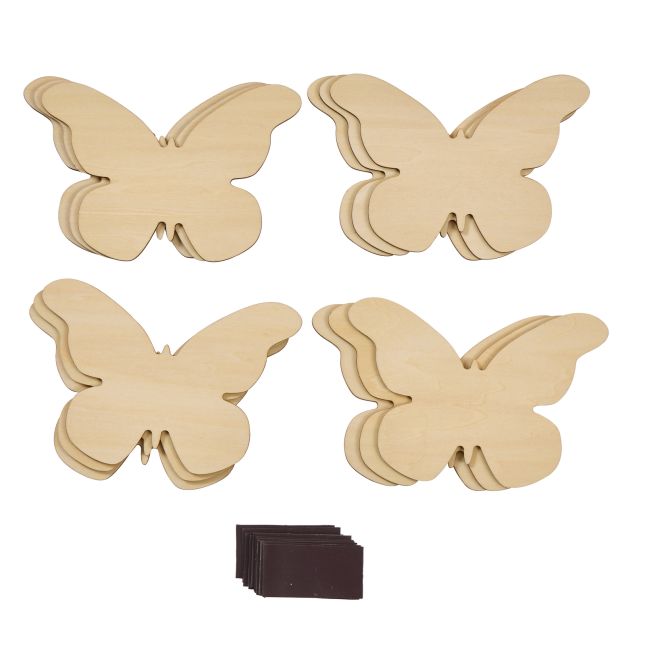 Colorations® Decorate Your Own Butterfly Magnets
