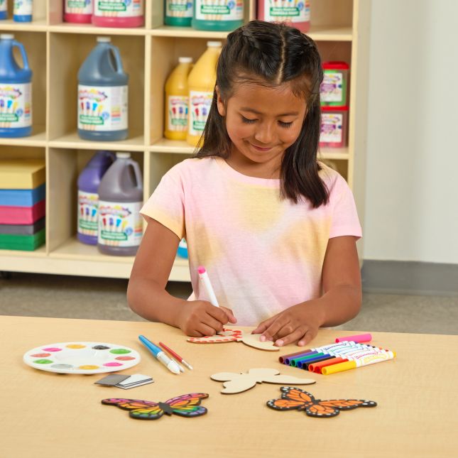Colorations® Decorate Your Own Butterfly Magnets