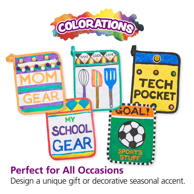 Colorations® Decorate Your Own Pocket Potholder