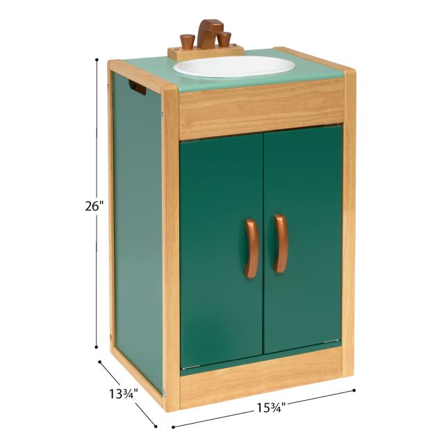 Excellerations® EverGrow™ Rubberwood Play Kitchen - Sink