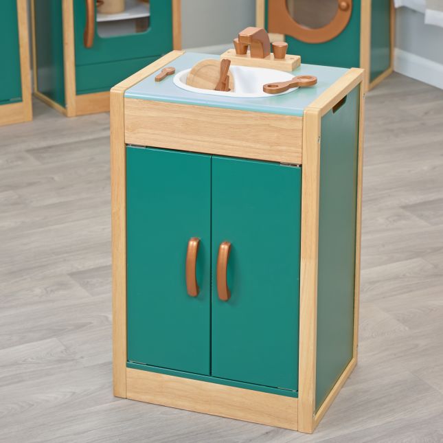 Excellerations® EverGrow™ Rubberwood Play Kitchen - Sink