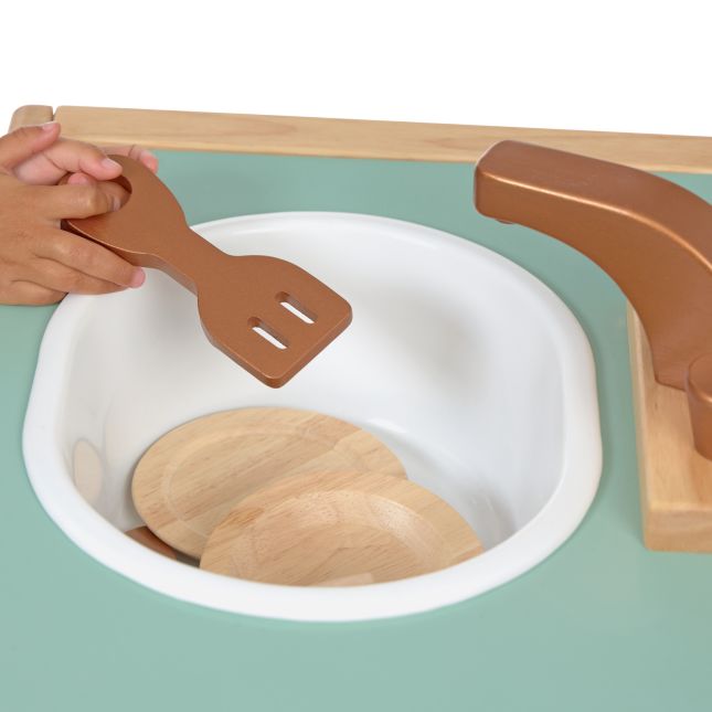 Excellerations® EverGrow™ Rubberwood Play Kitchen - Cookware
