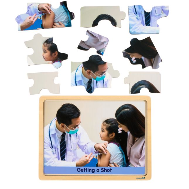 Excellerations® My First Doctor Visit - Set of 9 Wooden Puzzles