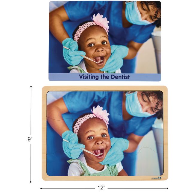 Excellerations® My First Doctor Visit - Set of 9 Wooden Puzzles