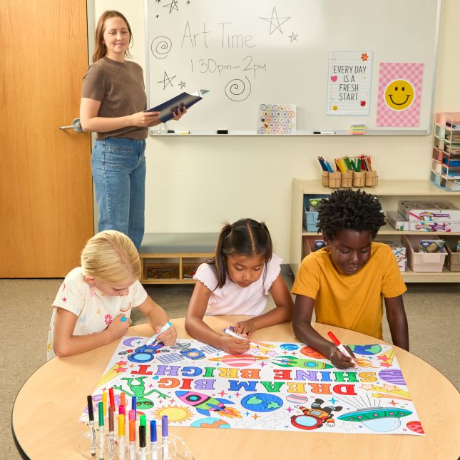 Really Good Stuff® Giant Coloring Posters – Set of 6