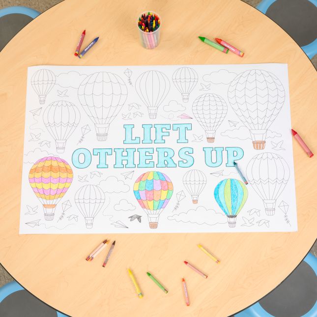 Really Good Stuff® Giant Coloring Posters – Set of 6