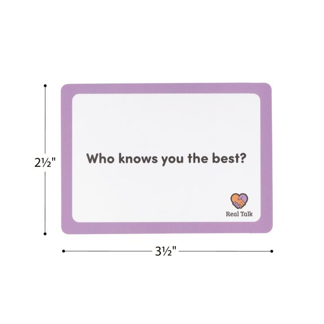 Really Good Stuff® Talk Trio Discussion Cards – Set of 150