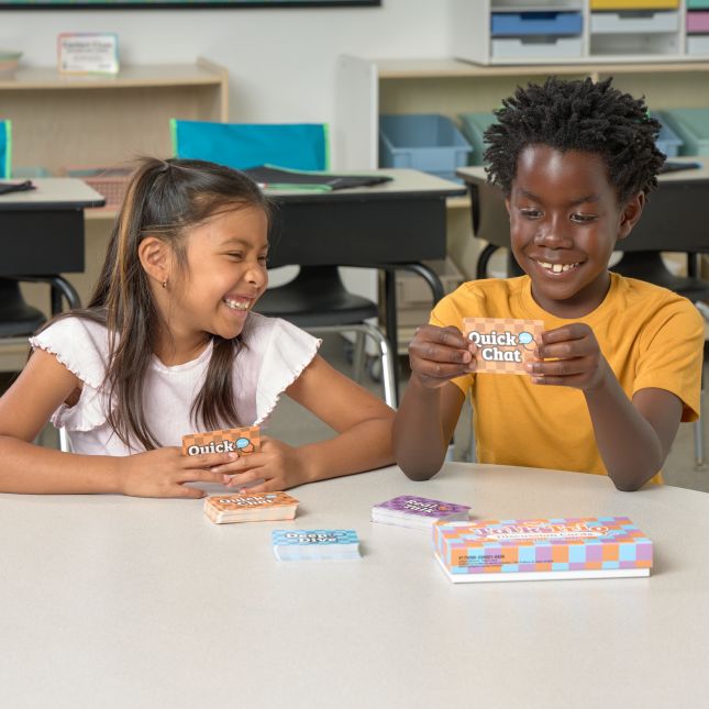 Really Good Stuff® Talk Trio Discussion Cards – Set of 150