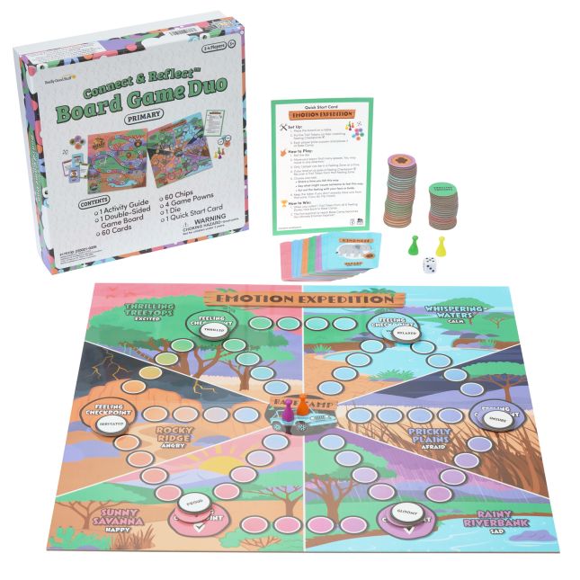 Really Good Stuff® Connect and Reflect™ Board Game Duo - Primary