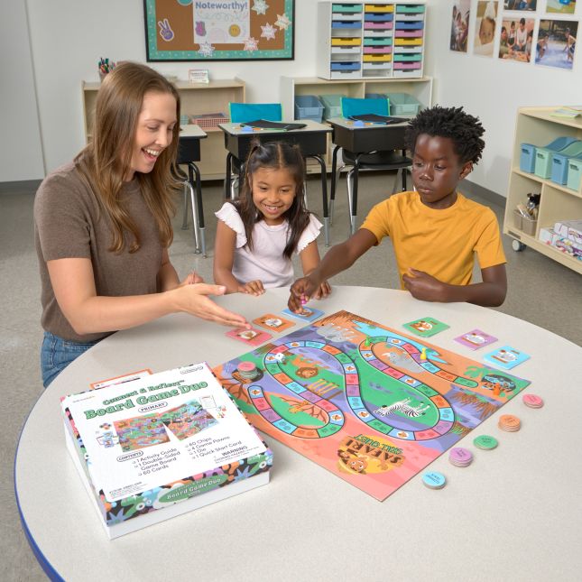 Really Good Stuff® Connect and Reflect™ Board Game Duo - Primary