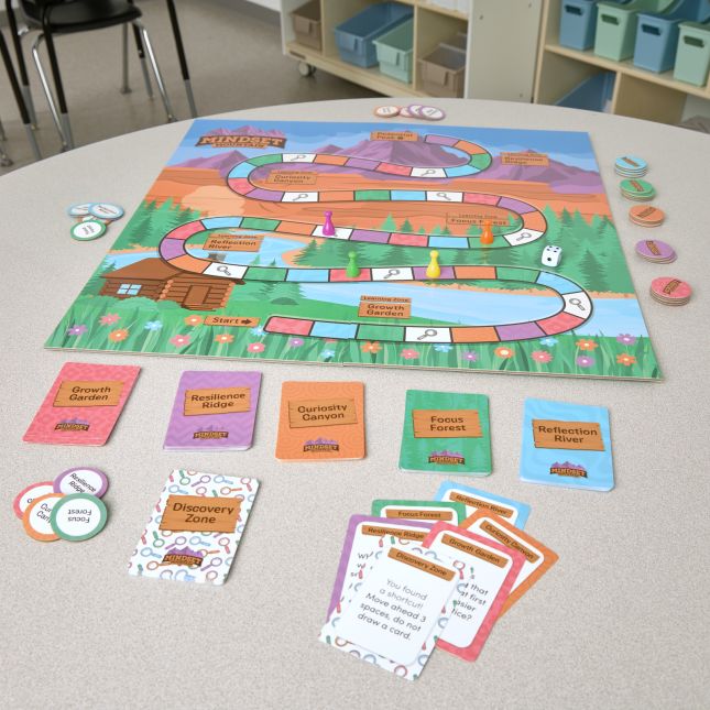 Really Good Stuff® Connect and Reflect™ Board Game Duo - Intermediate