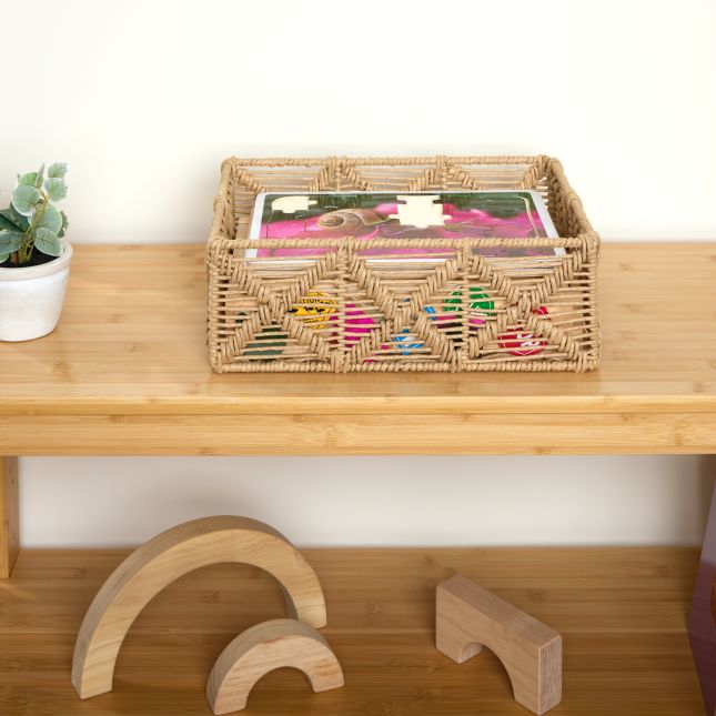 Discount School Supply® Paper Rope Rectangle Basket