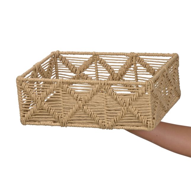 Discount School Supply® Paper Rope Rectangle Basket