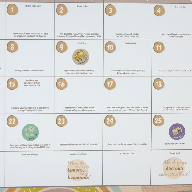 Really Good Stuff® Monthly Calendar Pages 2026-2027 – Boho