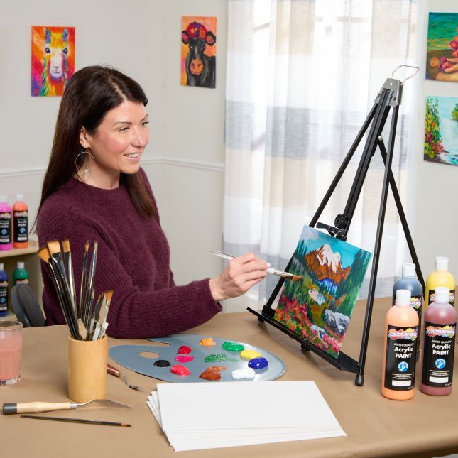 Colorations® 9" X 12" Canvas Panels - Set of 6