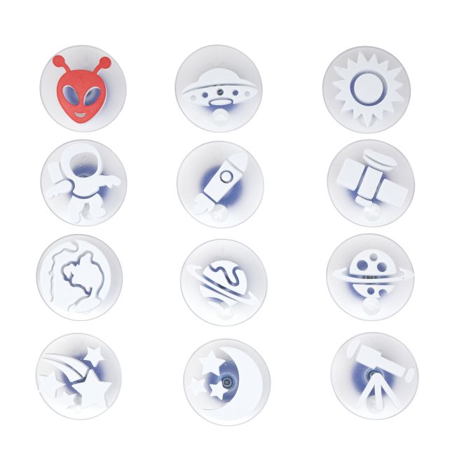 Colorations® EasyGrip™ Space Stampers - Set of 12