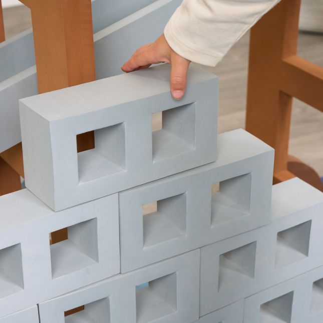 Excellerations® Soft Build n' Play™ Giant Ramp Set and Masonry Kit - 40pcs