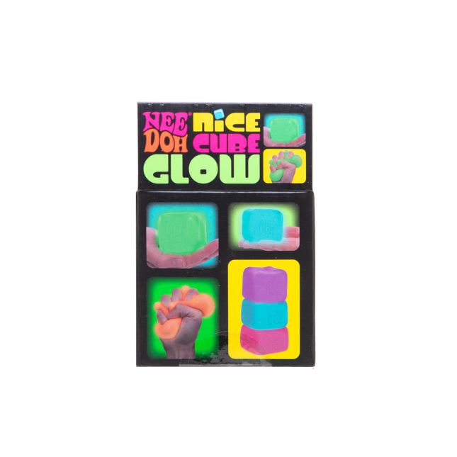 NeeDoh® Glow Nice Cube - 6 Pack